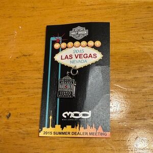 Harley Davidson 2015 Las Vegas Dealer Show Charm. New in package.